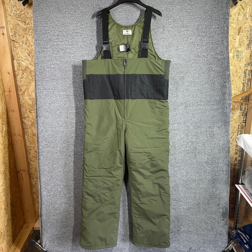 VF Imagewear Bib Overalls Mens‎ L Green Gore-Tex Thinsulate Insulated *EUC*